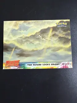 The Future Looks Bright #41 Topps Pokemon Movie Mewtwo Strikes Back Card NM - Image 1