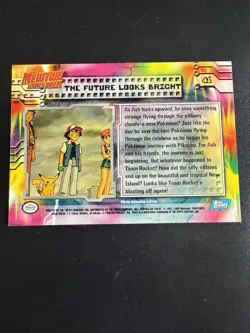 The Future Looks Bright #41 Topps Pokemon Movie Mewtwo Strikes Back Card NM - Image 2