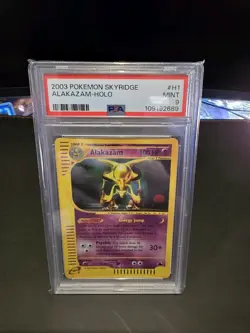 Pokemon Alakazam Skyridge Holo #H1 PSA 9 Mint - Image 1