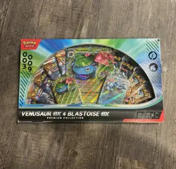 🦕 Pokemon Venusaur ex and Blastoise ex Premium Collection GameStop EX - Image 1