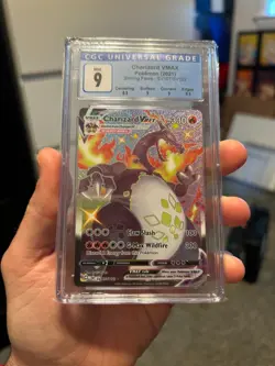Pokemon SW&SH Shining Fates Charizard VMax Shiny Vault #SV107 CGC 9 Mint - Image 1