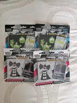 Pokemon TCG: Black Bolt & White Flare Tech Sticker Collection - 2 Of Each Design - Image 1