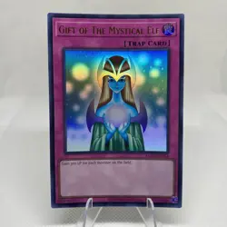 Yugioh Gift Of The Mystical Elf KC01-EN054 Ultra Rare Near Mint 25TH Kaiba Set - Image 1