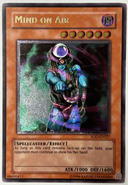 Yugioh SOD-EN027 Mind on Air Ultimate Rare Unlimited Vintage Original NM+ - Image 1