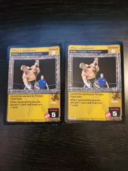 WWE / WWF TCG Raw Deal What a Maneuver! Tournament Prize Kit Cards - Image 1