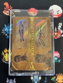 Topps Star Wars Masterwork Dual Autograph Card Boyega/Suotamo DA-BS /10 TCGR - Image 1