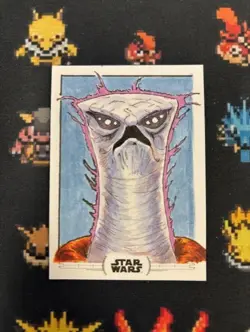 Topps Star Wars Chrome Perspectives Sketch Card Tom Amici Artist Signature TCGR - Image 1