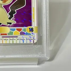 PSA9 Mimikyu #16 Pokemon Marumiya Sticker Card Holo Japanese 2023 prizm - Image 4