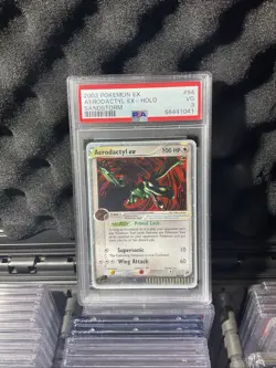Low POP Pokemon TCG Aerodactyl EX Sandstorm Holo Card 94/100 PSA 3 - Image 2