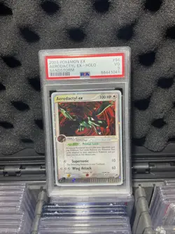 Low POP Pokemon TCG Aerodactyl EX Sandstorm Holo Card 94/100 PSA 3 - Image 4