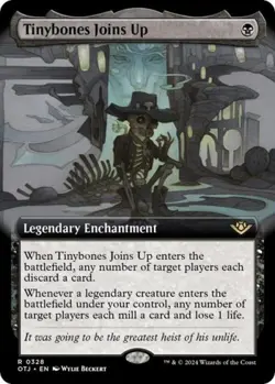 Tinybones Joins Up (Extended Art) -Foil Near Mint MTG - Image 1