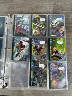 Marvel OverPower CCG Trading Cards Binder Lot Fleer - Image 2