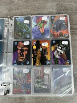 Marvel OverPower CCG Trading Cards Binder Lot Fleer - Image 5