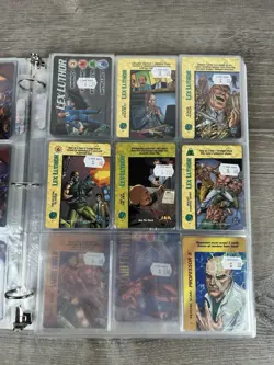 Marvel OverPower CCG Trading Cards Binder Lot Fleer - Image 3