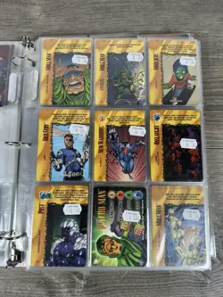 Marvel OverPower CCG Trading Cards Binder Lot Fleer - Image 4