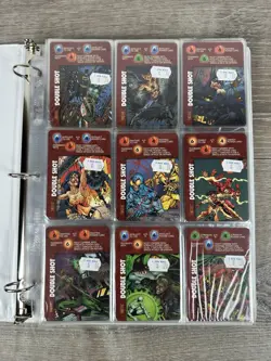 Marvel OverPower CCG Trading Cards Binder Lot Fleer - Image 1