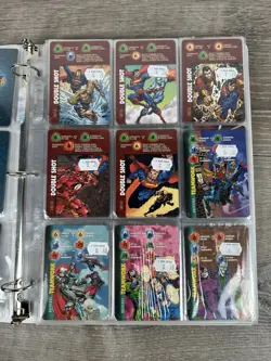 Marvel OverPower CCG Trading Cards Binder Lot Fleer - Image 2