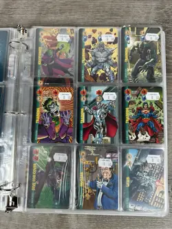 Marvel OverPower CCG Trading Cards Binder Lot Fleer - Image 4