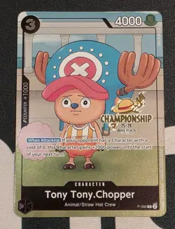 One Piece Card Game - Tony Tony Chopper P-065 - Championship 25-26 Promo - Image 1