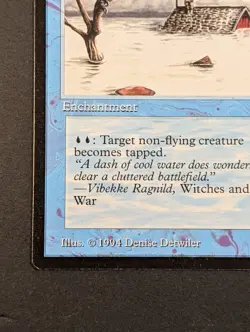 MTG - 1x Flood - The Dark - NM/LP - Vintage - Blue - Magic The Gathering - 1994 - Image 4