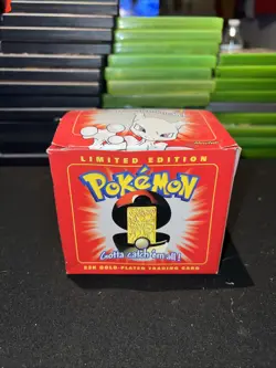 Pokemon 23K Gold Plated Trading Card Limited Edition Mewtwo #150 - Image 1