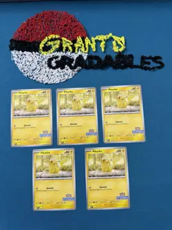 Pikachu - 214 (Illustration Contest 2024) S&V Promo - 5 Near Mint Card Lot - Image 1