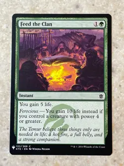 MTG NM Feed the Clan [The List] - Image 1
