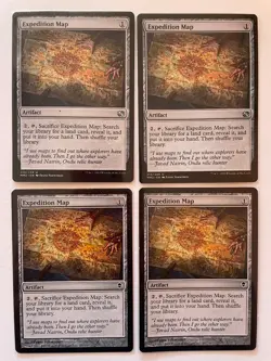 MTG Expedition Map [NM] Playset (4x) from Mirrodin - Image 1