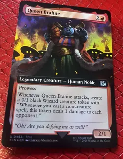 MTG Queen Brahne Foil ( Extended Art) Final Fantasy - Image 2
