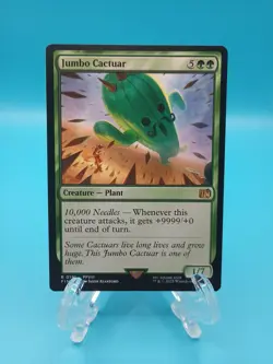 MTG FINAL FANTASY RARE Jumbo Cactuar #191 Near Mint - Image 1