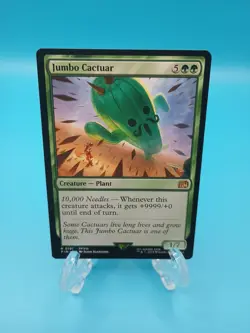 MTG FINAL FANTASY RARE Jumbo Cactuar #191 Near Mint - Image 2