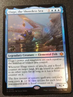 Eluge, The Shoreless Sea - Foil - Prerelease Promo - BLB - MTG - EN - NM - 0049 - Image 1