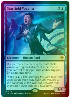 Starfield Vocalist - Foil Edge of Eternities - Image 1