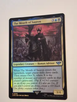 2023 MTG LTR The Mouth of Sauron U Foil Legendary Creature #216 - Image 2