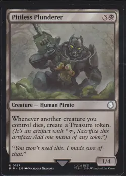 Pitiless Plunderer Universes Beyond: Fallout Regular # 0187 UNC - Image 1