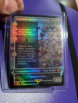 Summon: Knights of Round (Final Fantasy) ~Alternate Art / Foil~ NM - Image 1