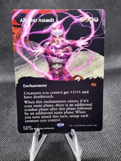 MTG - All-Out Assault (Borderless) - Tarkir: Dragonstorm - Image 1