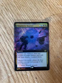 Singularity Rupture - Extended Art Foil Buy-a-Box Promo MtG Edge of Eternities - Image 1