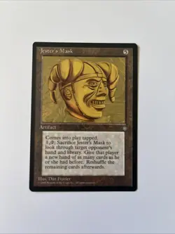 Jester's Mask Ice Age Regular (LP) MTG Playing Card - Image 1