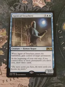 MTG - Agent of Treachery - Core Set 2019 (M19) - NM - Image 1
