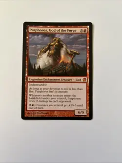 Purphoros, God of the Forge Theros (LP) MTG Playing Card - Image 1