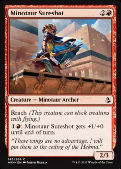 1x Minotaur Sureshot - Foil MTG Amonkhet NM Magic Foil - Image 1