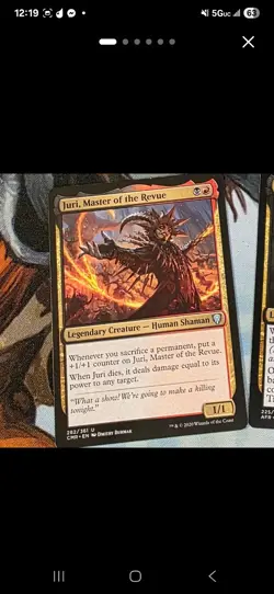 Rakdos Aristocrats Deck Starter Kit, Juri, Master Of The REVUE. MTG Deck, LP. - Image 1