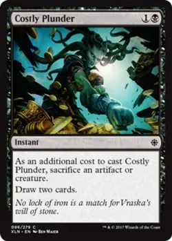 1x Costly Plunder - Foil MTG Ixalan NM Magic Foil - Image 1