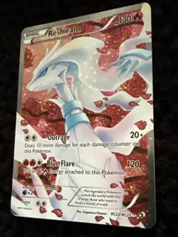 Reshiram RC22/RC25 Legendary Treasures Full Art Radiant Collection NM- Pokemon - Image 2