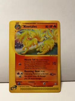 Pokemon TCG Ninetales 25/147 MP Rare Non-Holo Aquapolis E-Reader - Image 1