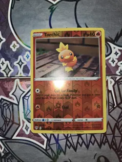 Torchic 022/189 Darkness Ablaze Reverse Holo NM Common Pokemon TCG - Image 1