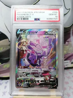 Pokemon TCG Genesect V 109/100 - Fusion Arts | PSA 10 GEM MT - Image 1
