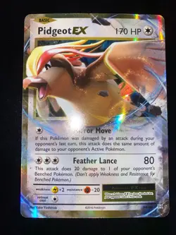 Pidgeot EX 64/108 - Ultra Rare Holo - 2016 - Pokemon XY Evolutions - NM+ - Image 1