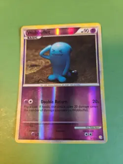 Wobbuffet 13/123 HeartGold SoulSilver Reverse Holo Rare Pokemon Nintendo 2010 - Image 1